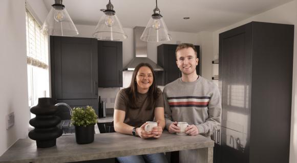 Happy First Time Buyers at Brackenhill Park