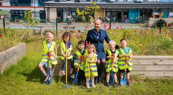 Green fingered Haddington pupils transform nursery garden