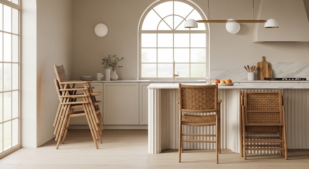 7. Foldable or Stackable Chairs