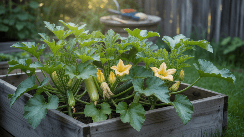 growing-courgettes