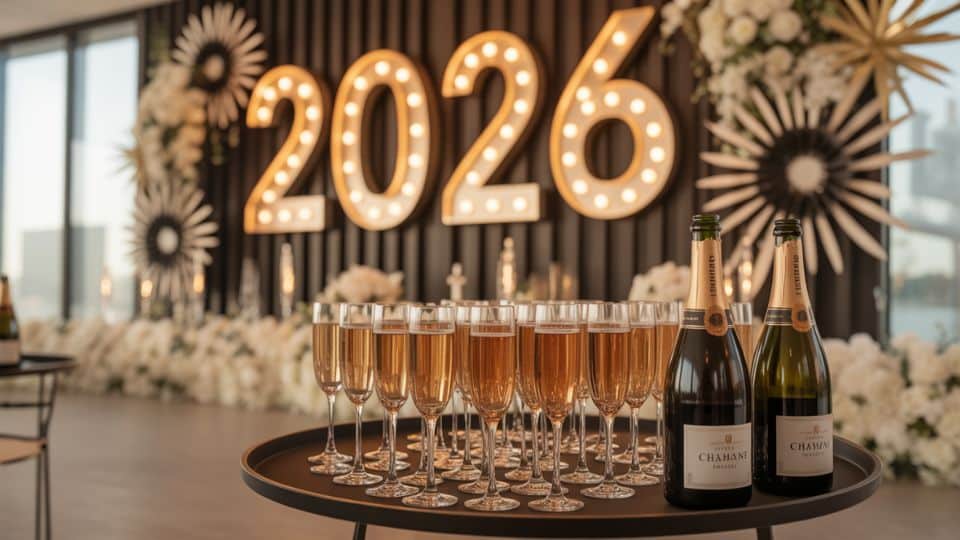 2 sparkling champagne pong