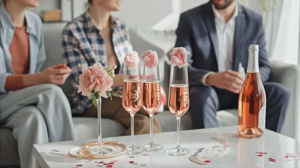 Champagne Glitter Bomb Party