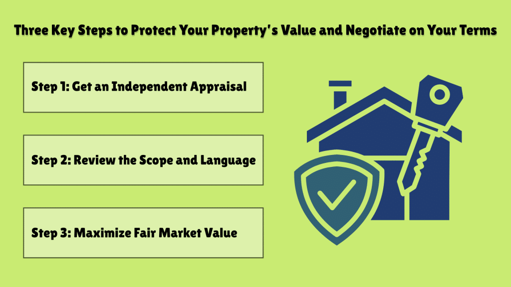 Easement Compensation Negotiation Steps