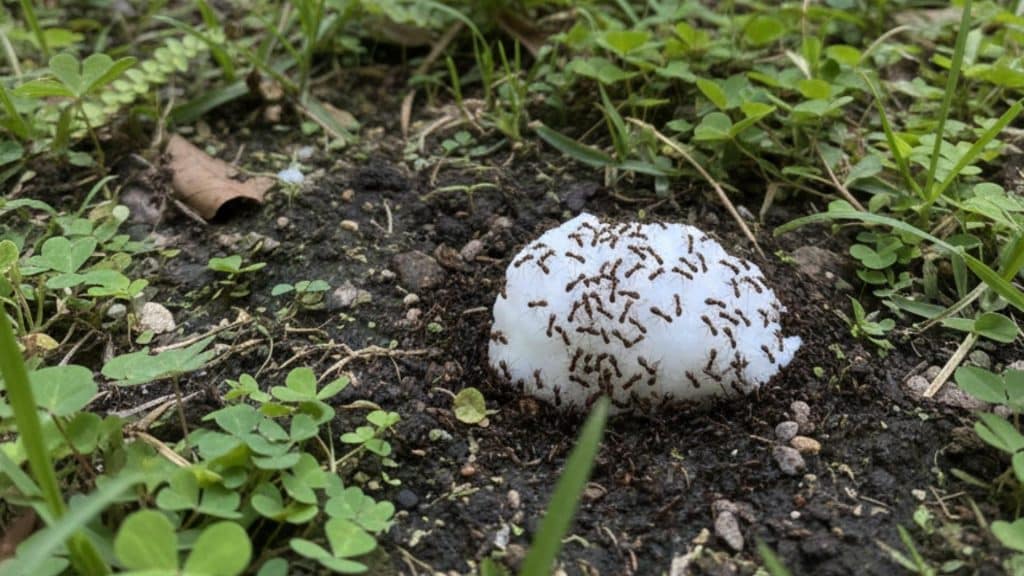 borax sugar mix ants garden