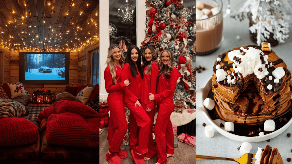 christmas pajama party