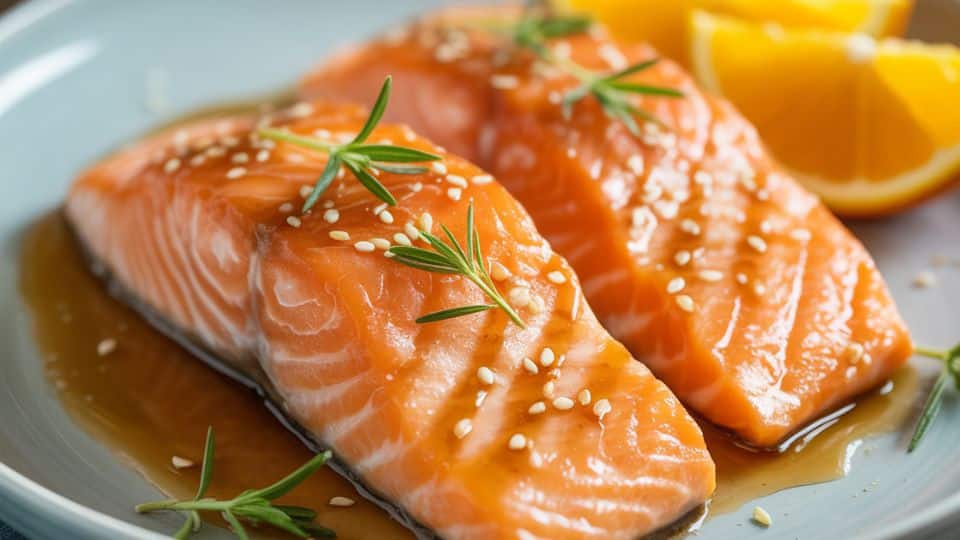 citrus glazed prosperity salmon