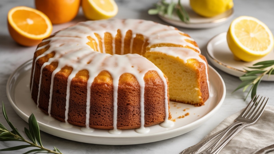 citrus olive oil cake