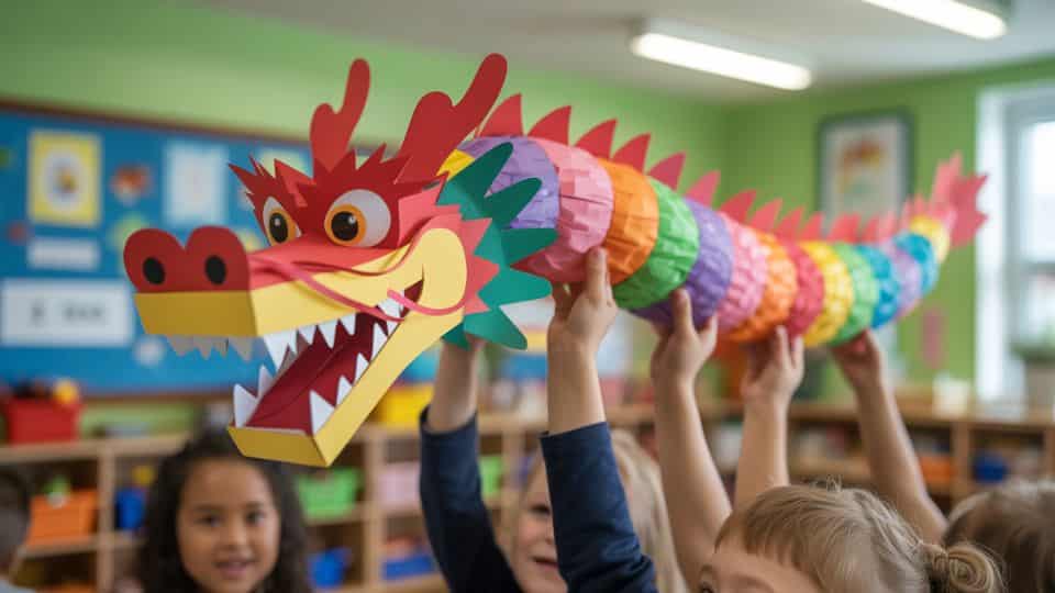 classroom dragon parade