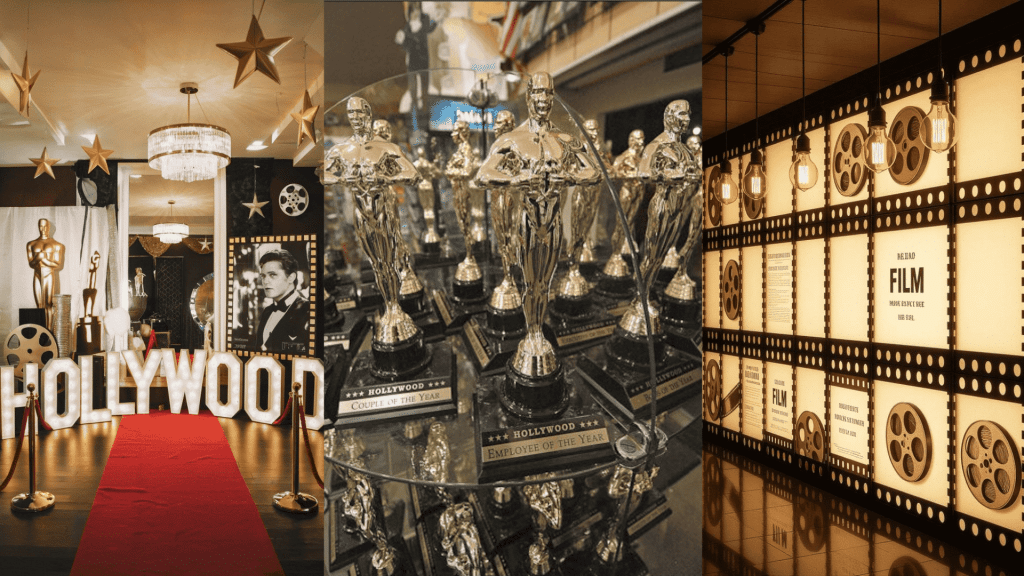 hollywood holiday theme