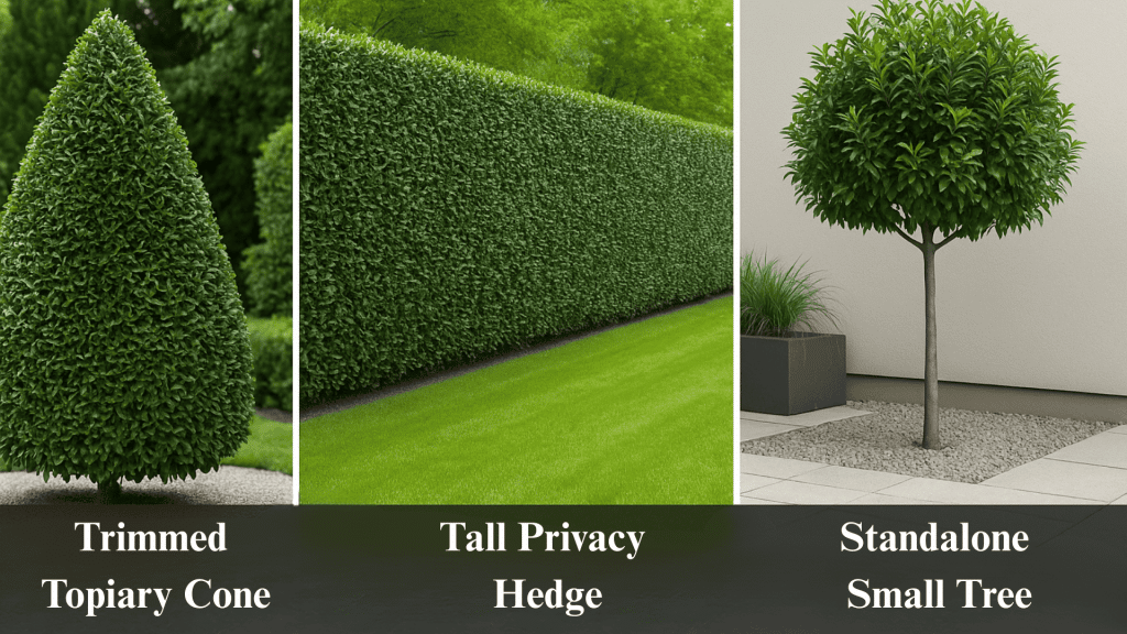 landscaping prunus lusitanica myrtifolia