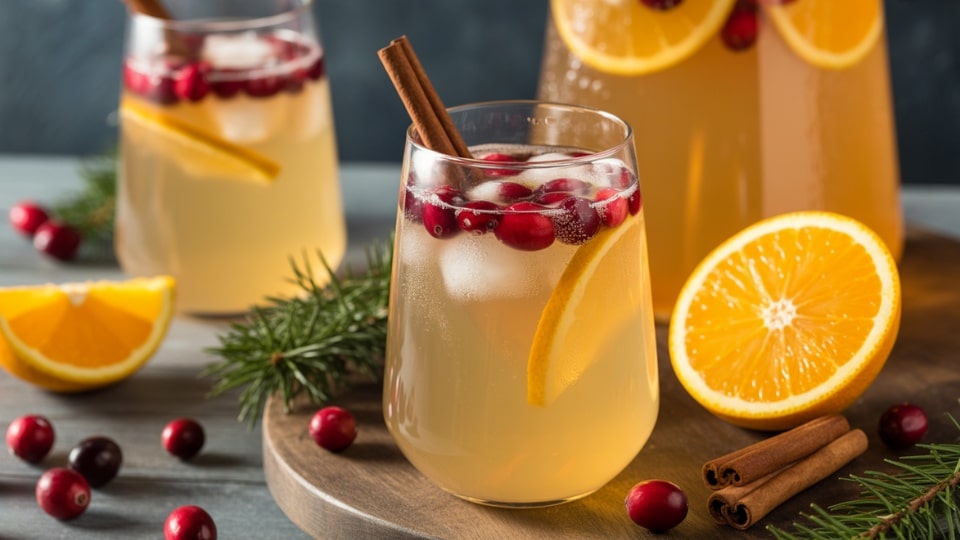 sparkling cider punch