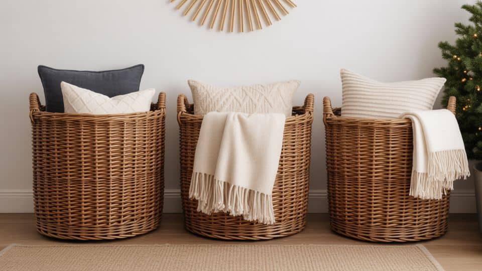 use woven baskets