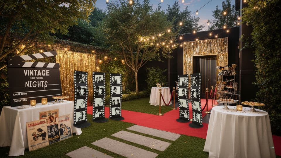 vintage hollywood classics 40s to 60s theme