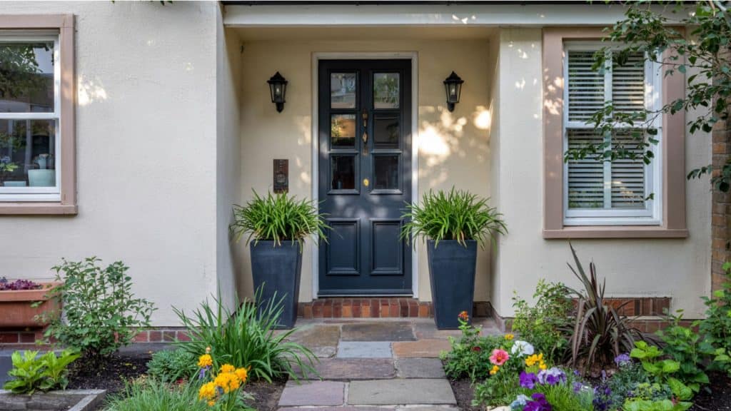 all slim planters entrance