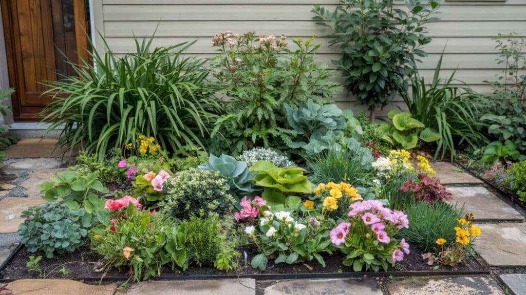 ayered planting design small garden