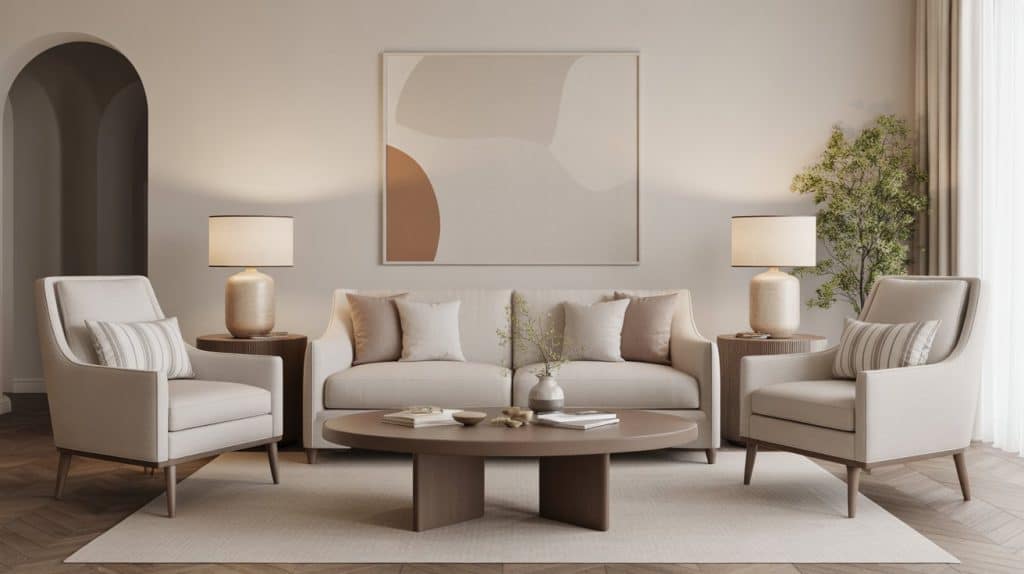 balanced living room