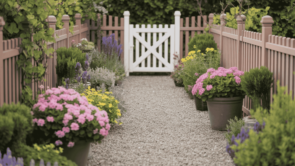 cottage style gravel garden
