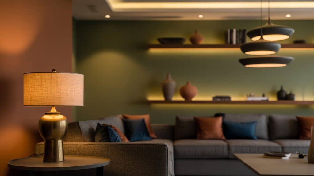 layered lighting harmony color