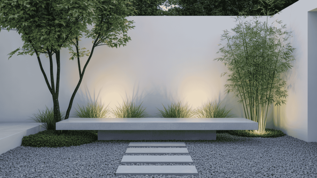 modern gravel garden