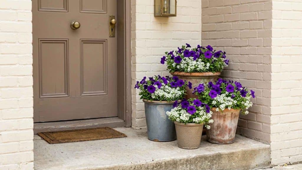 Compact Containers for a Small Stoop