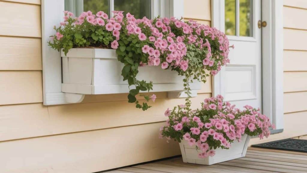 Window Box and Floor Planter Combinations