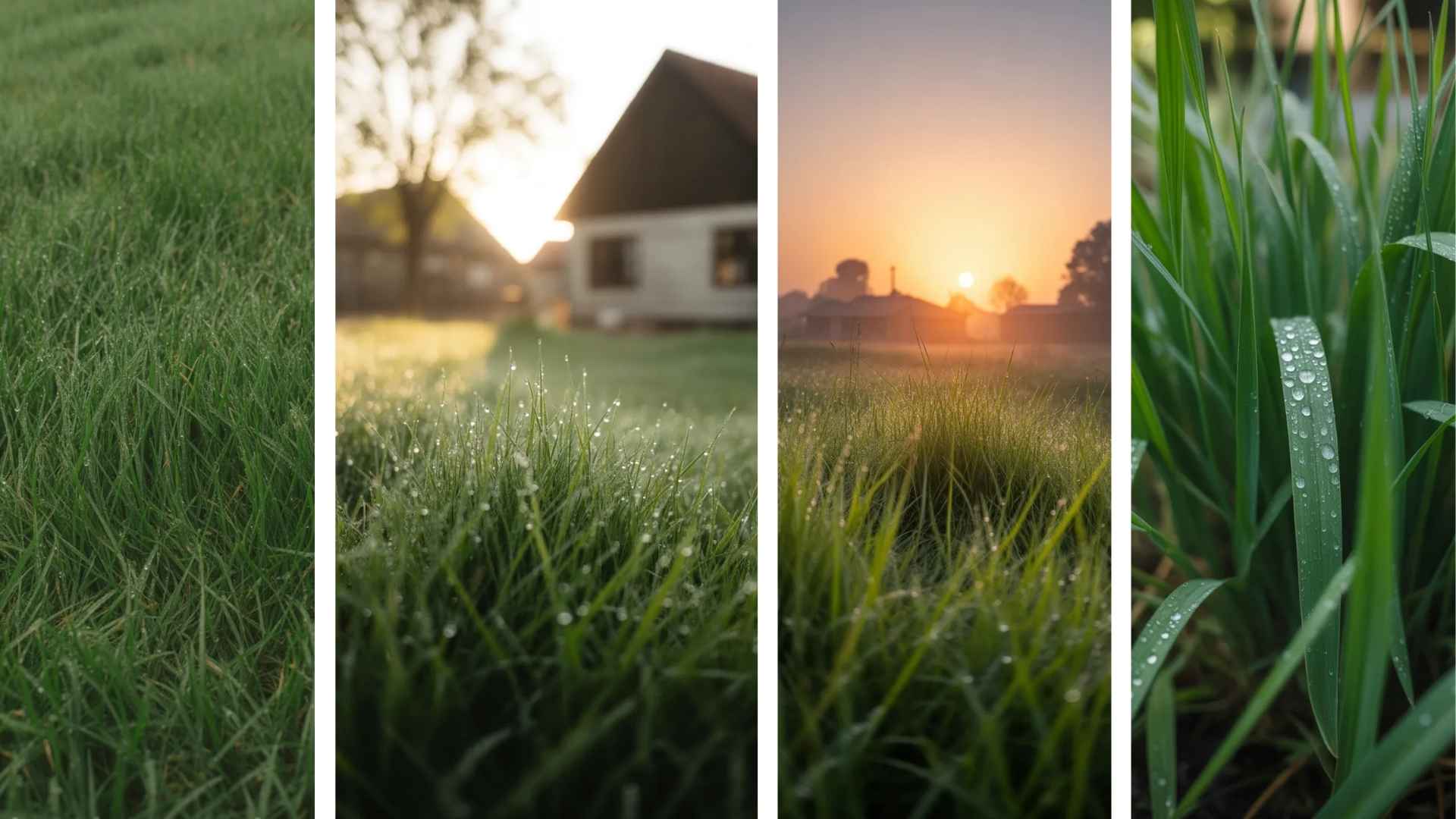 different types of grass