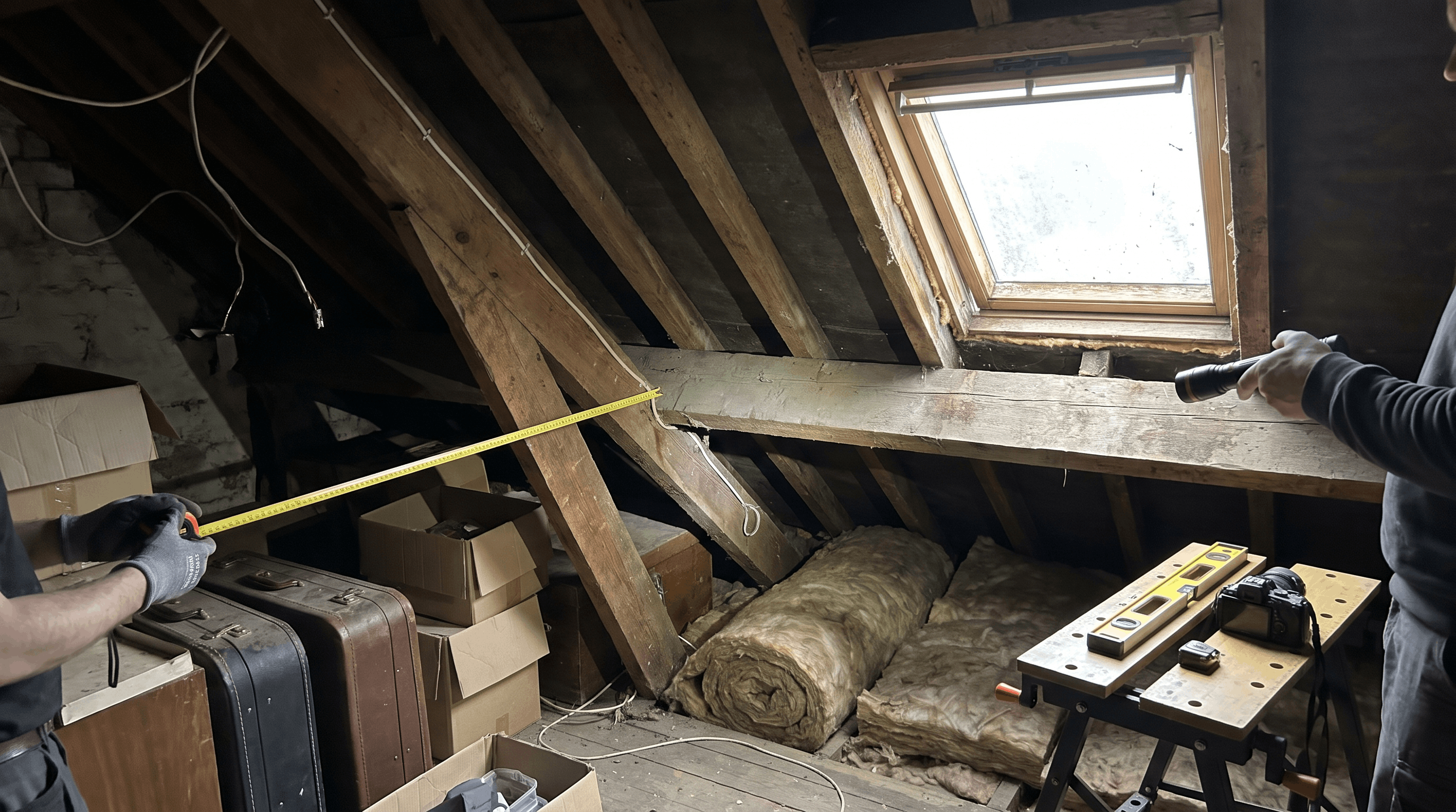 Checking loft height and structure before a dormer conversion